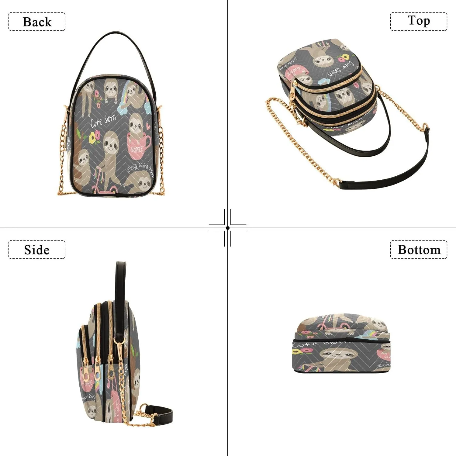 Crossbody Bags Crossbody Purse Chest Bag Indian Cute Owl for Women Trendy