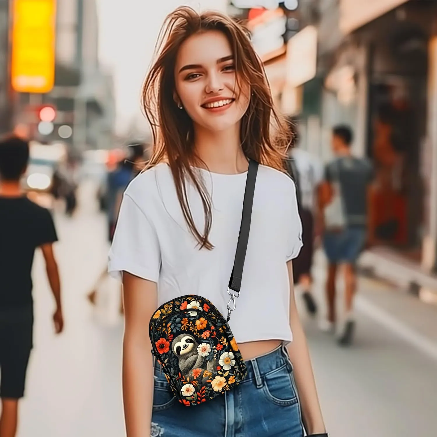 Crossbody Bags for Women Cell Phone Purse Casual Shoulder Bag with Adjustable Strap Card Slots for Travel Work
