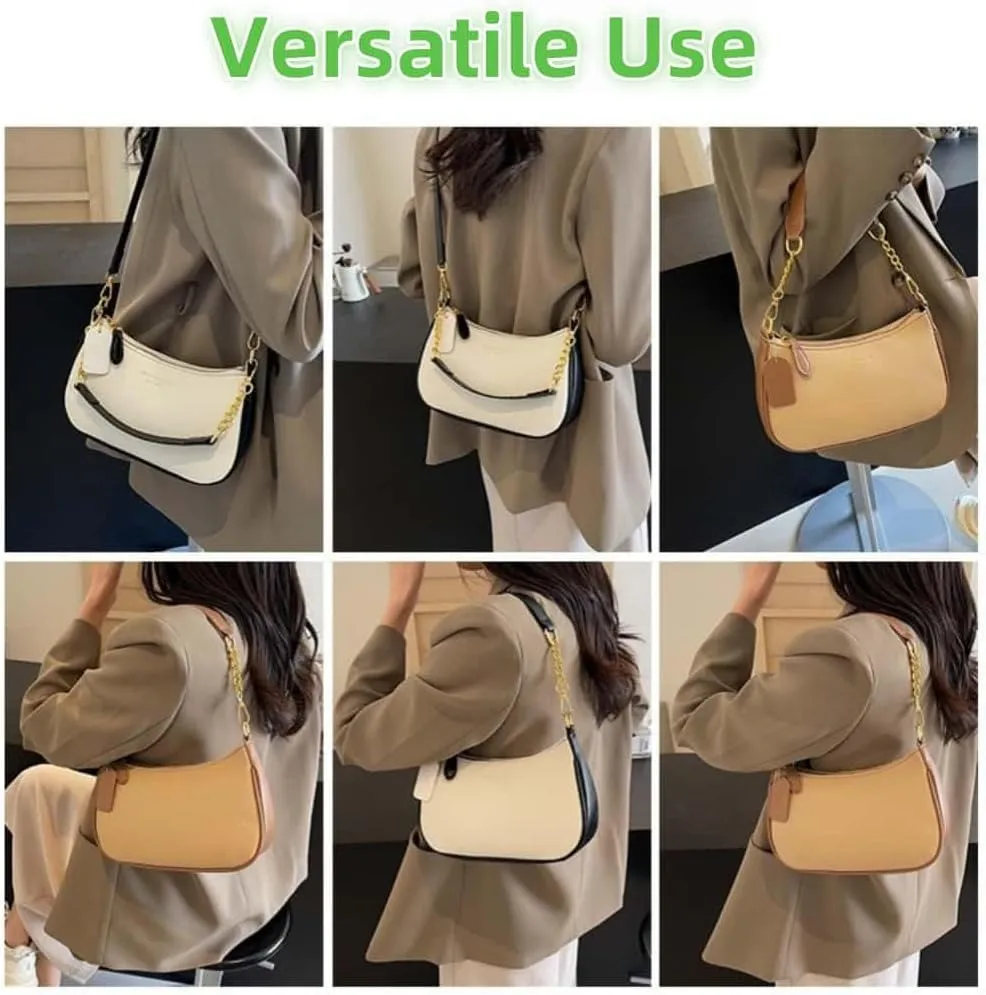 Crossbody Bags for Women Trendy Crescent Shoulder Underarm Small Purse Retro Classic Hobo Clutch Handbag Fashion Y2K