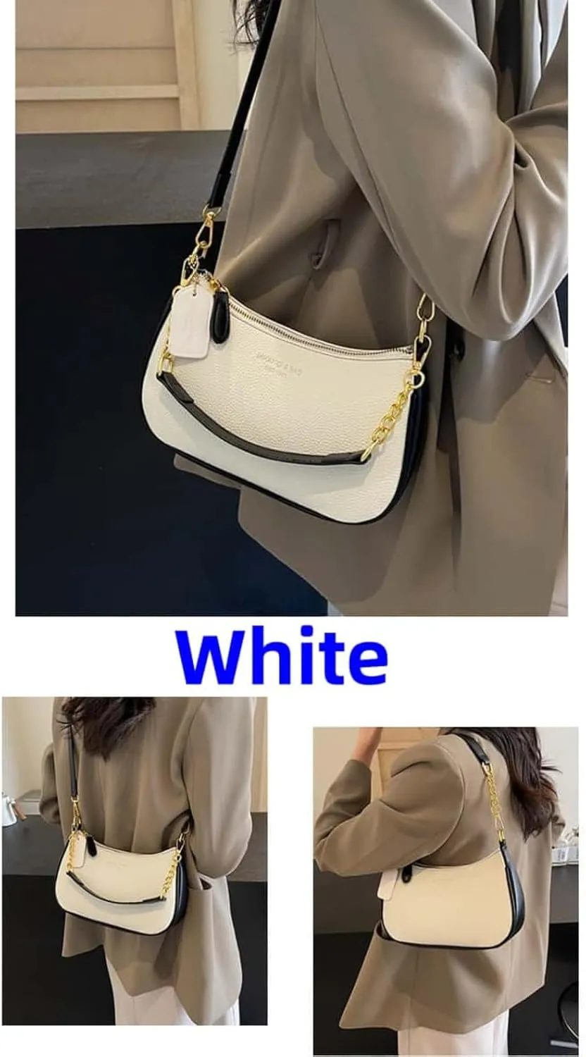 Crossbody Bags for Women Trendy Crescent Shoulder Underarm Small Purse Retro Classic Hobo Clutch Handbag Fashion Y2K