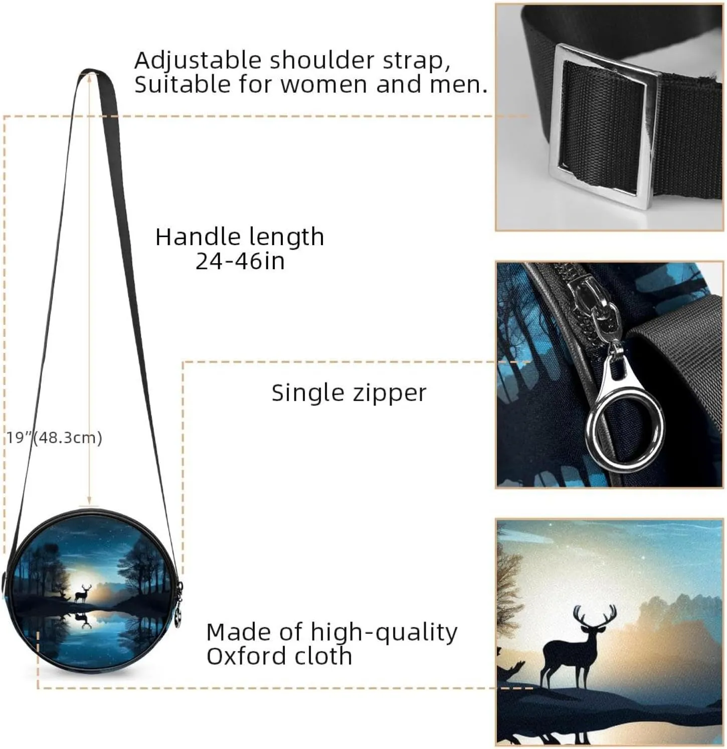 Crossbody Bags for Women,Crossbody Bag Men,Small Sling Bag,Crossbody Purse