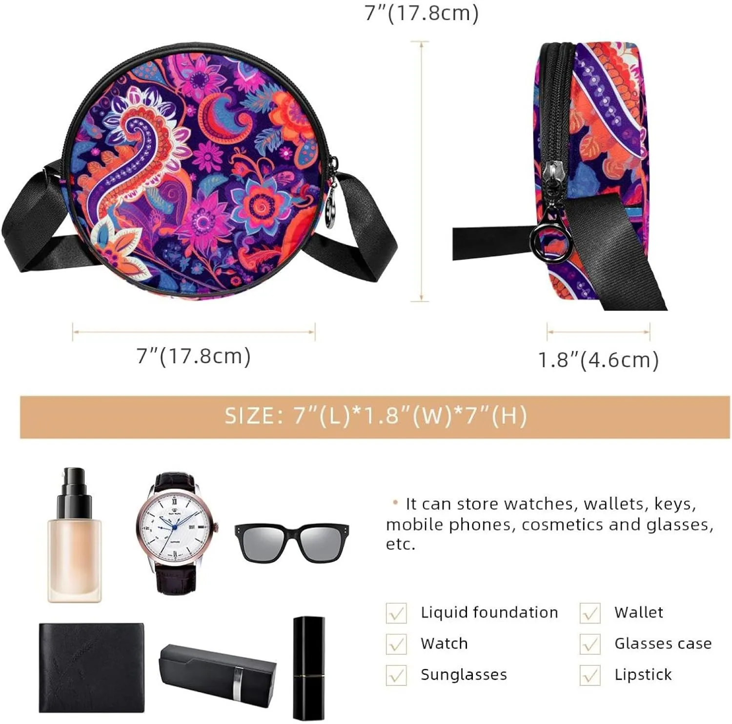 Crossbody Bags for Women,Crossbody Bag Men,Small Sling Bag,Crossbody Purse