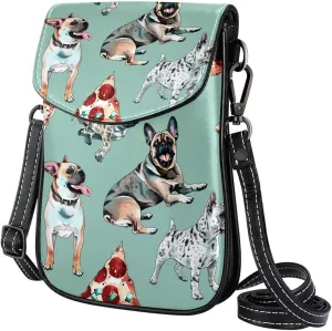 Crossbody Bags for Women,Crossbody Bag Men,Small Sling Bag,Dog and Puzzle,Crossbody Purse