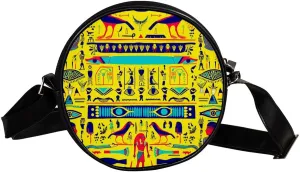 Crossbody Bags for Women,Crossbody Bag Men,Small Sling Bag,Egyptian Ethnic Retro Boho,Crossbody Purse