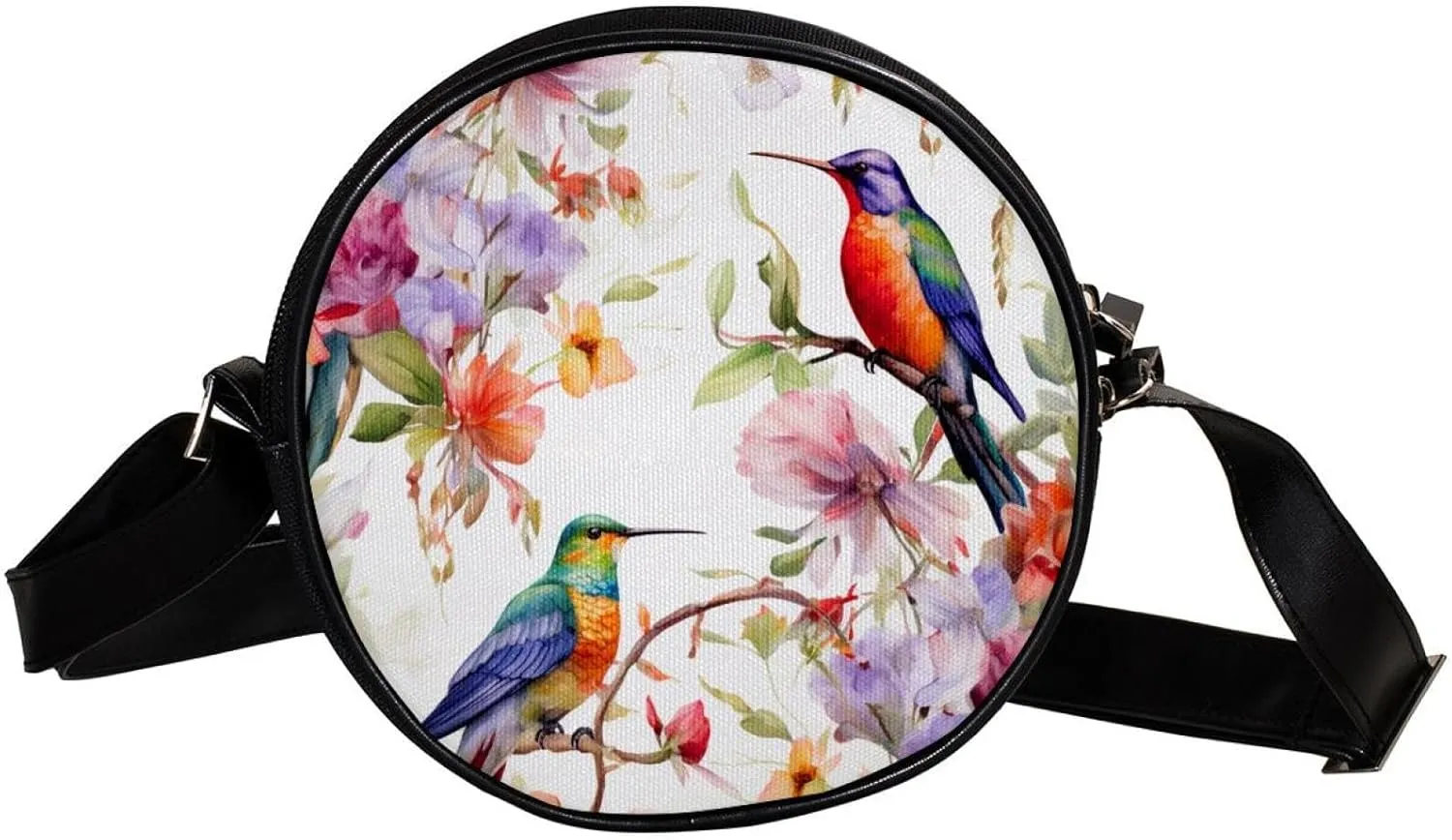 Crossbody Bags for Women,Crossbody Bag Men,Small Sling Bag,Flowers and Birds Flower Bush,Crossbody Purse