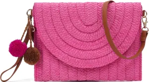 Crossbody Beach Straw Bags For Women: Small Purse Cute Clutch Handbags With Lightweight For Summer Vacation