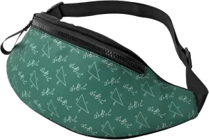 Crossbody Fanny Packs for Women Men - math formula equation Travel Belt Bag Running Waist Bag for Women Men