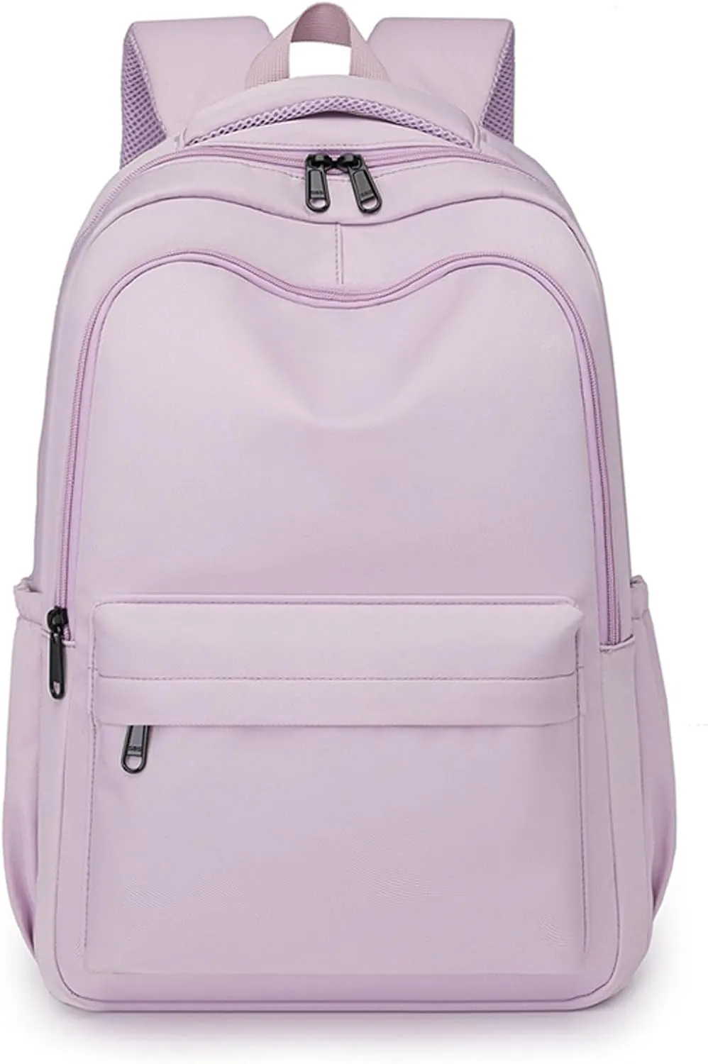 Cute Aesthetic Backpack for School Supplies, College Students, Laptop Bag, Large Capacity, Bookbags, Travel, Lightweight, Casual, Middle School Bag, Purple