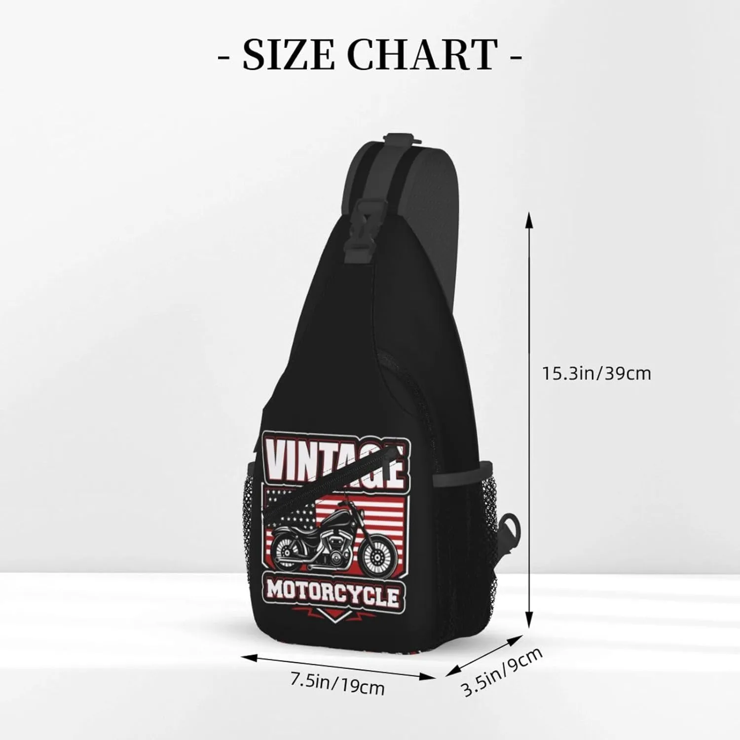 Cute Moto Mom Motocross Mother Racing Dirt Bike Sling Bag Crossbody Bag Casual Chest Bags Travel Shoulder Backpack