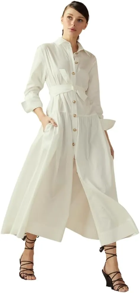 Cynthia Rowley Solid Perennial Shirt Dress