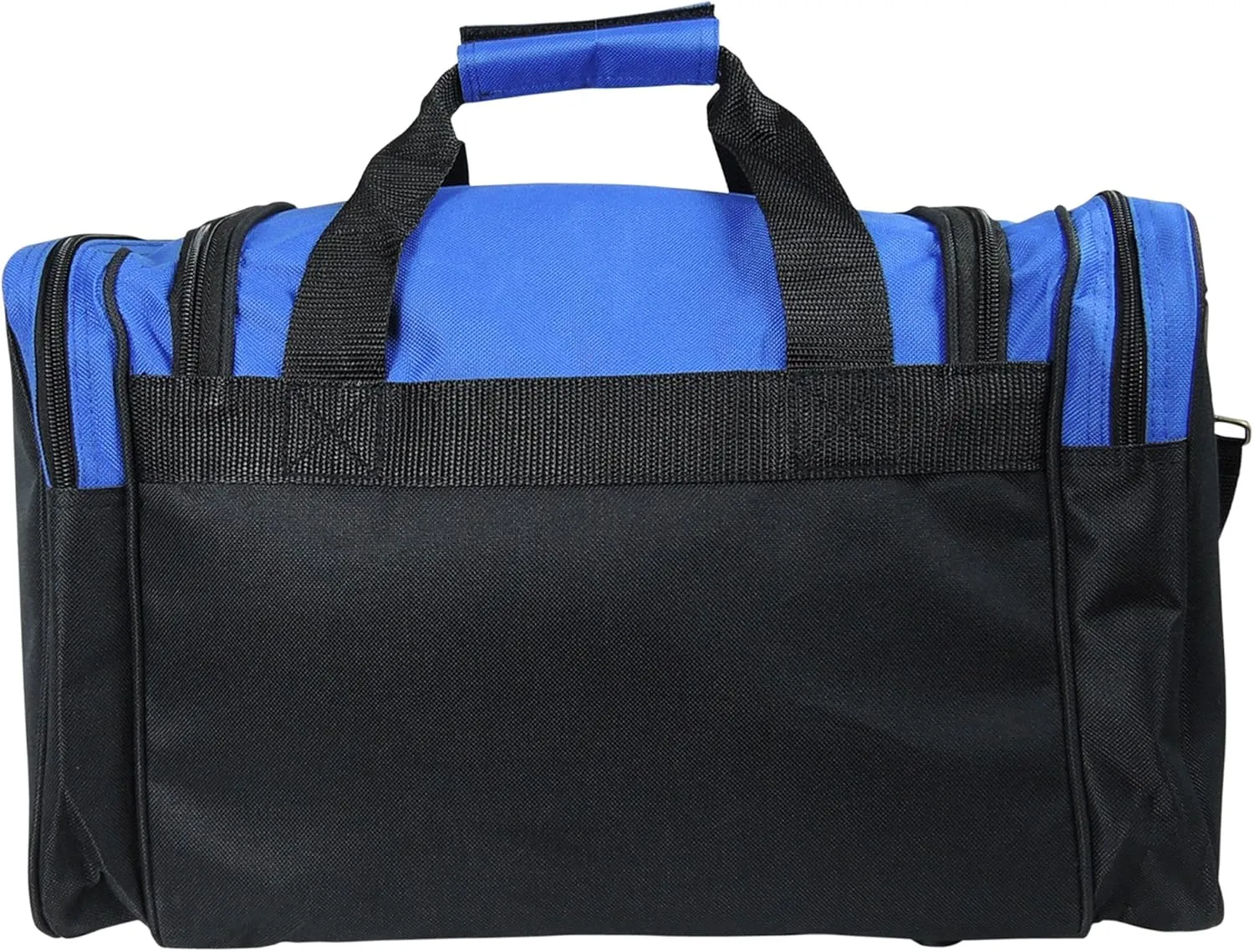 DALIX 17" Duffle Bag Dual Front Mesh Pockets (Black Gold Gray Dark Green Navy Blue Maroon Royal Blue Orange Pink Purple Red White