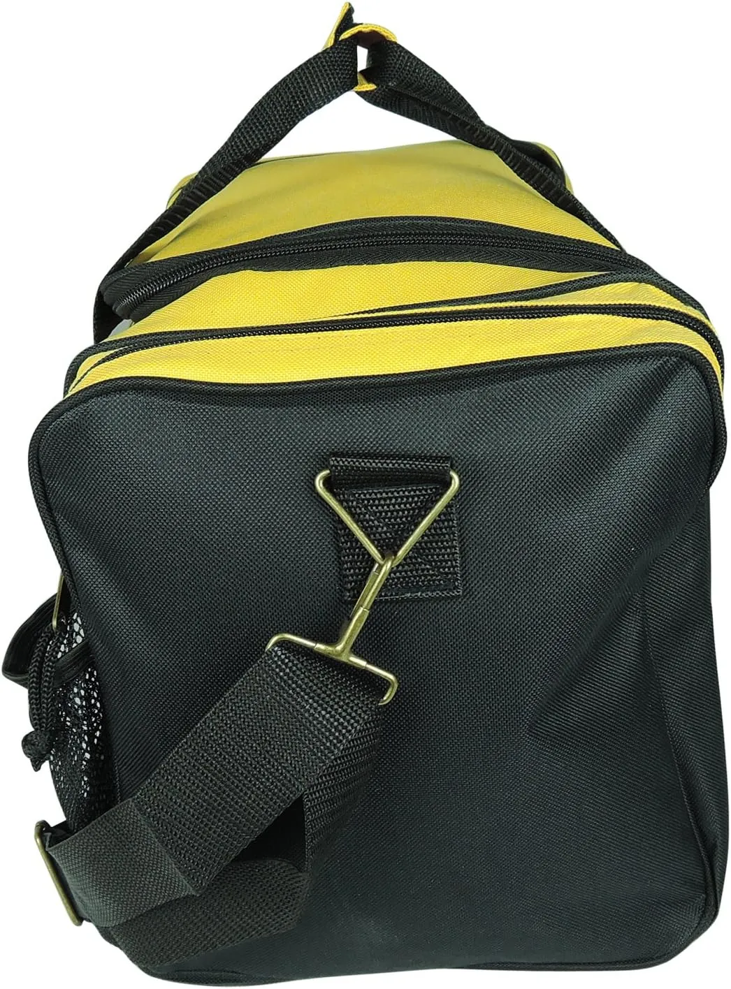 DALIX 17" Duffle Bag Dual Front Mesh Pockets (Black Gold Gray Dark Green Navy Blue Maroon Royal Blue Orange Pink Purple Red White