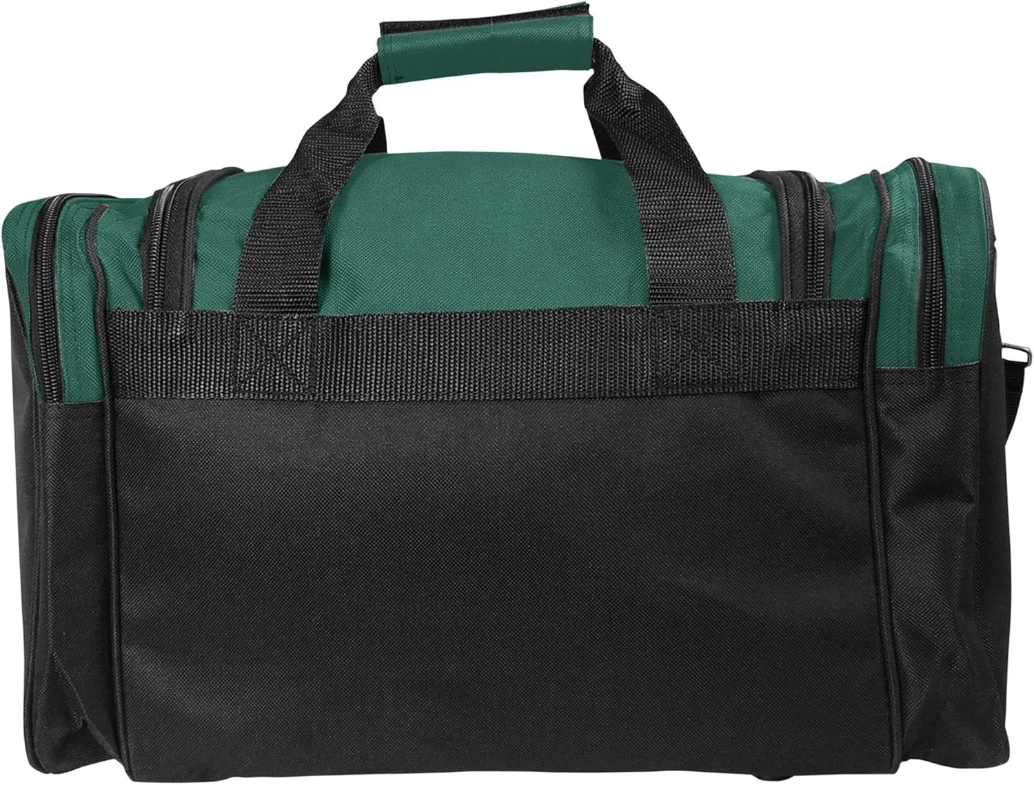 DALIX 17" Duffle Bag Dual Front Mesh Pockets (Black Gold Gray Dark Green Navy Blue Maroon Royal Blue Orange Pink Purple Red White