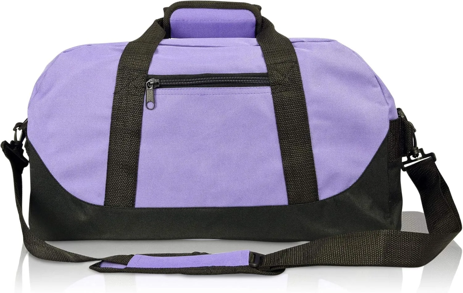 DALIX 18" Two Tone Duffle Bag Medium Black Red Blue Gold Pink Purple Gray