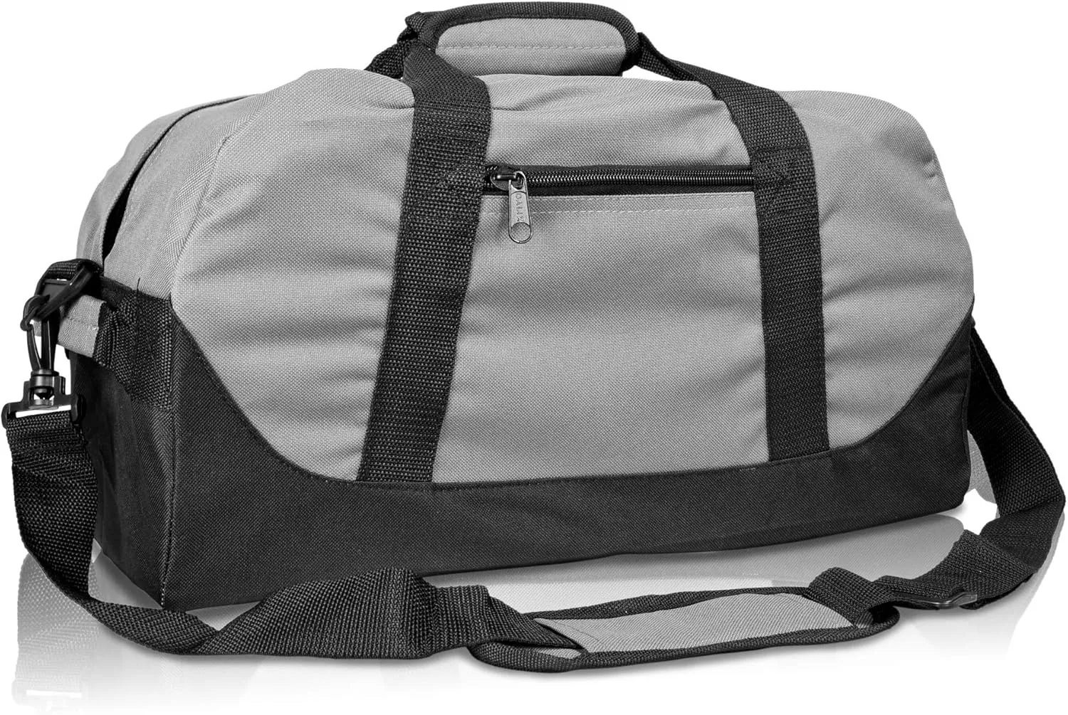 DALIX 18" Two Tone Duffle Bag Medium Black Red Blue Gold Pink Purple Gray