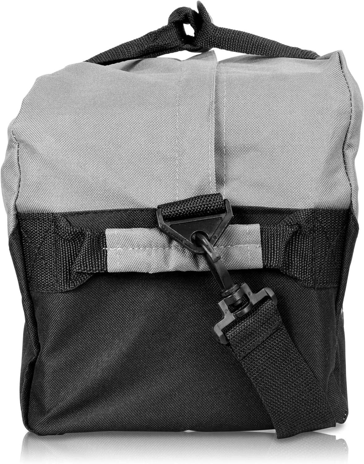 DALIX 18" Two Tone Duffle Bag Medium Black Red Blue Gold Pink Purple Gray