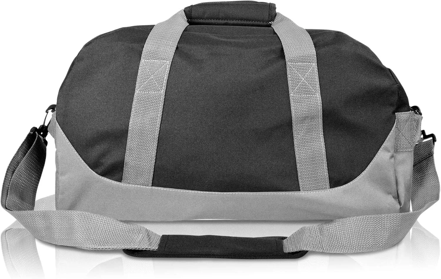 DALIX 18" Two Tone Duffle Bag Medium Black Red Blue Gold Pink Purple Gray
