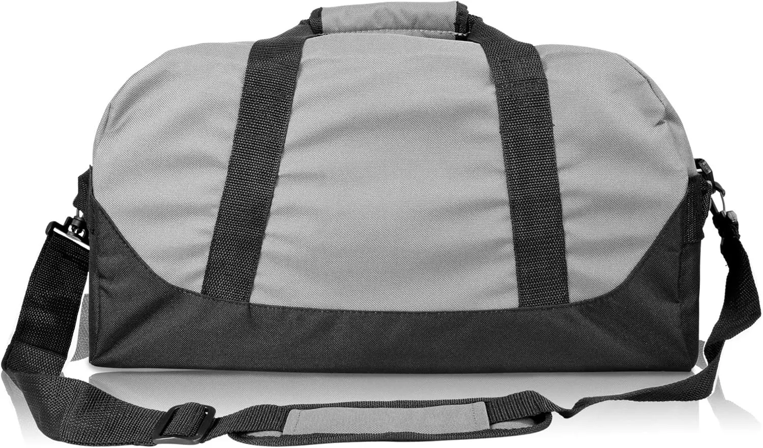 DALIX 18" Two Tone Duffle Bag Medium Black Red Blue Gold Pink Purple Gray