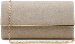 Dasein Women's Evening Bag Glitter Clutch Wedding Bridal Purse Sparkle Cocktail Party Prom Handbag
