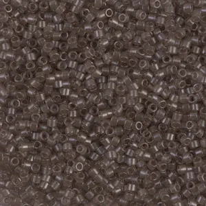 DB 1417, Squirrel Gray-Transparent - Miyuki Delica Beads - Size 11 - 5 grams - Japanese Cylinder Seed Beads - Retail & Wholesale