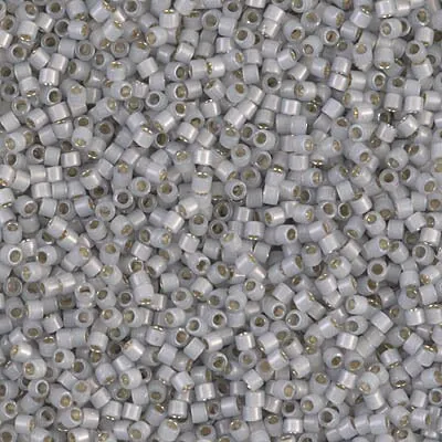 DB 1455, Silver Lined Lt. Smoke Opal - Miyuki Delica Beads - Size 11 - 5 grams - Japanese Cylinder Seed Beads - Wholesale & Retail