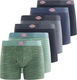 Dickies Mens Underwear 6 Pack Boxers for Men Breathable Cotton Boxer Briefs