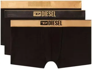 Diesel Men's DAMIEN-GFT-3PACK Cotton BOXER-SHORTS, Small, Gold