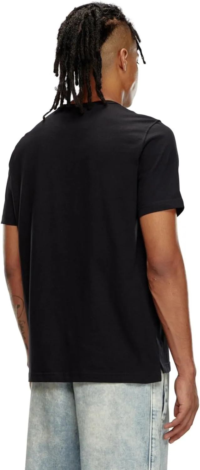 Diesel T-Adjust-OD T-Shirt with Metallic Oval D