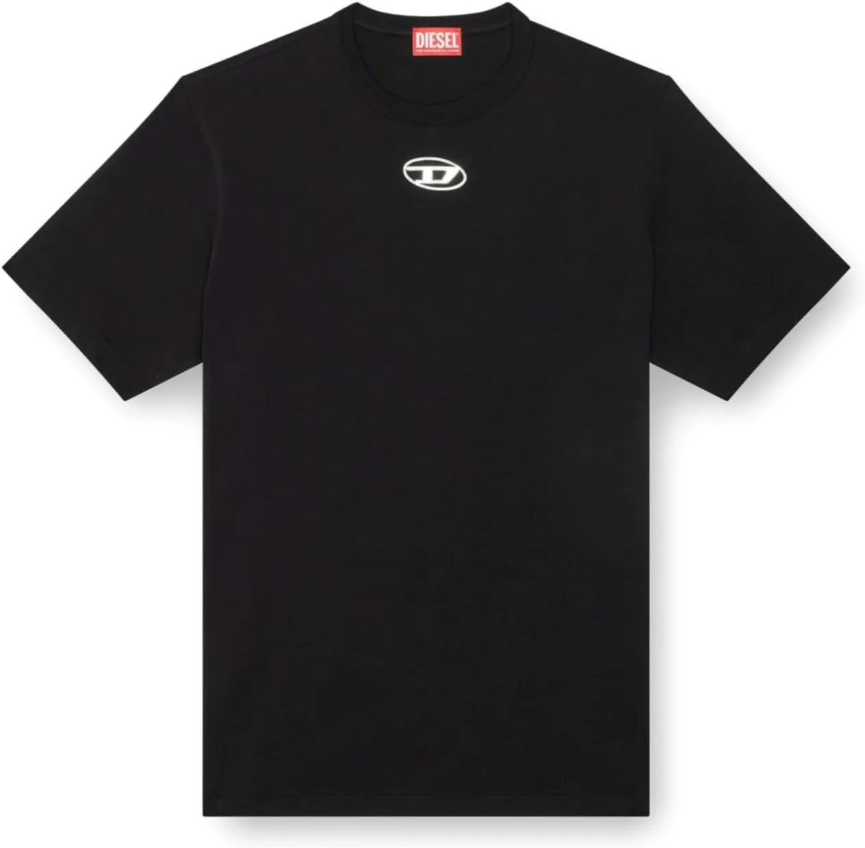 Diesel T-Adjust-OD T-Shirt with Metallic Oval D