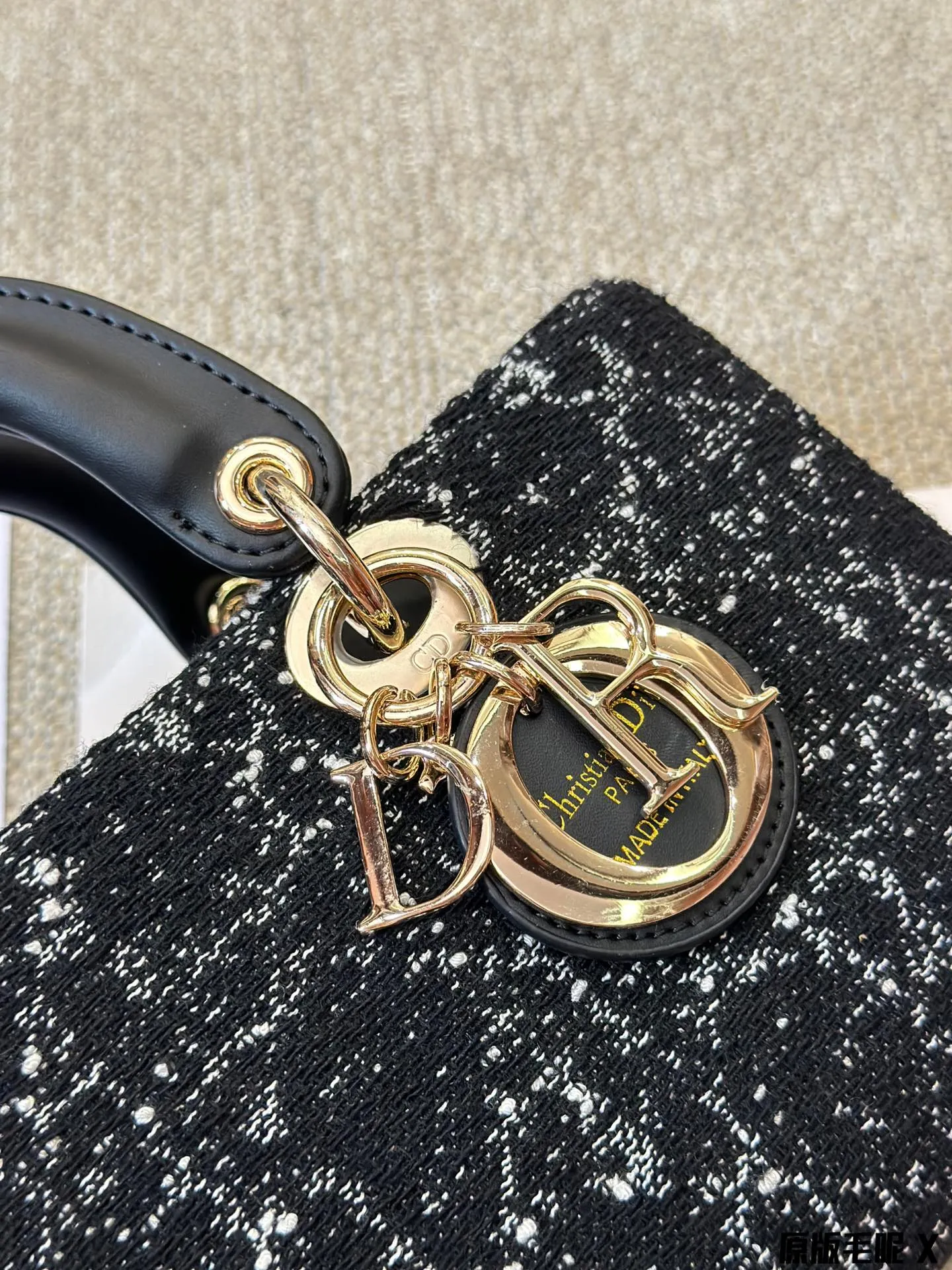 Dior's new tweed bag shoulder bag cross body bag crossbody bag