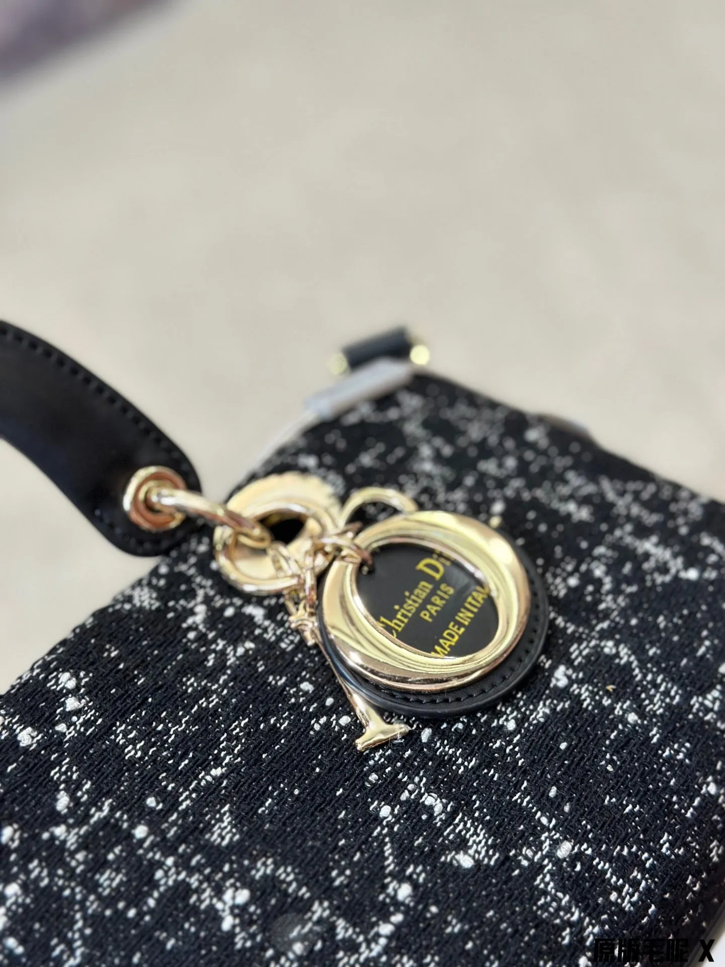 Dior's new tweed bag shoulder bag cross body bag crossbody bag