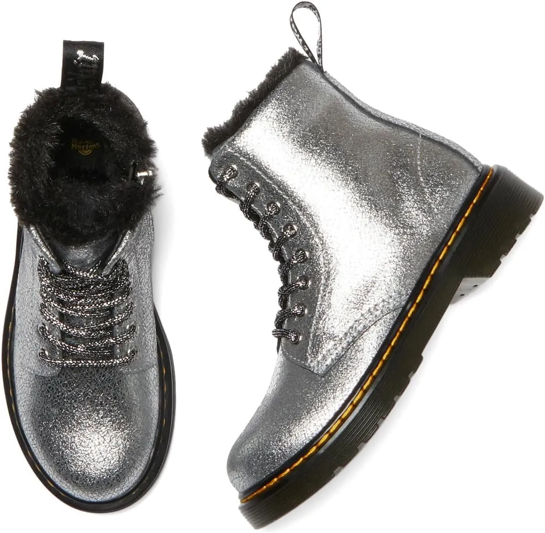Dr. Martens Unisex-Child 1460 Serena Junior (Little Big Kid) Ankle Boot