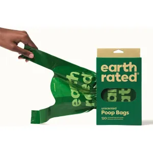 Earth Rated 120 Handled Unscented Poop Bags