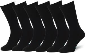Easton Marlowe Mens Dress Socks 6 Pair Combed Cotton Classic Patterns No Seam Comfort