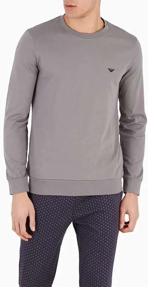 Emporio Armani Men's Pattern Mix Long Pajamas