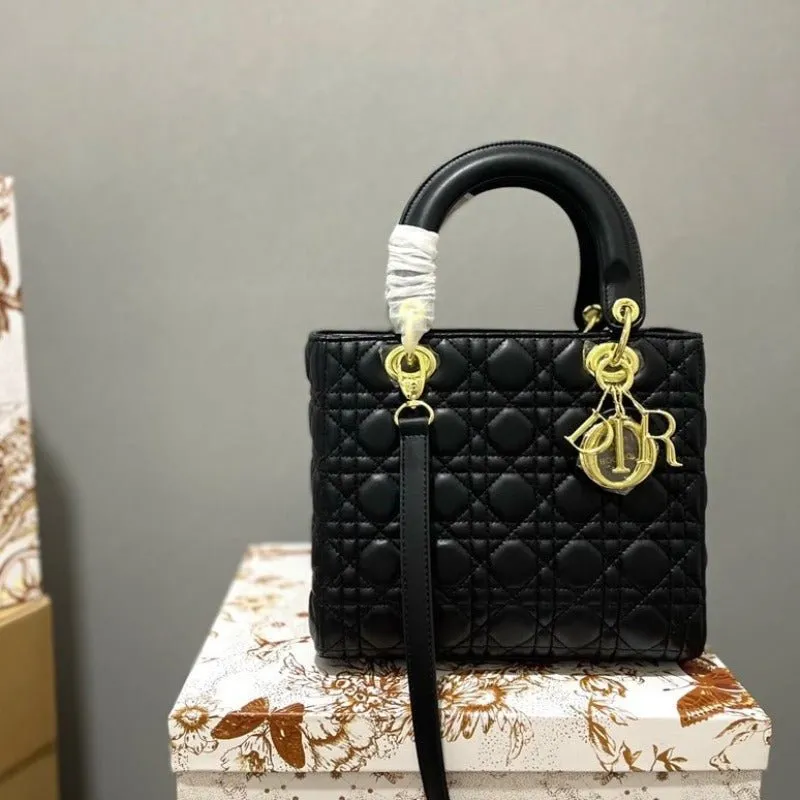 ESMEE - Lady Handbag Black/Gold Hardware