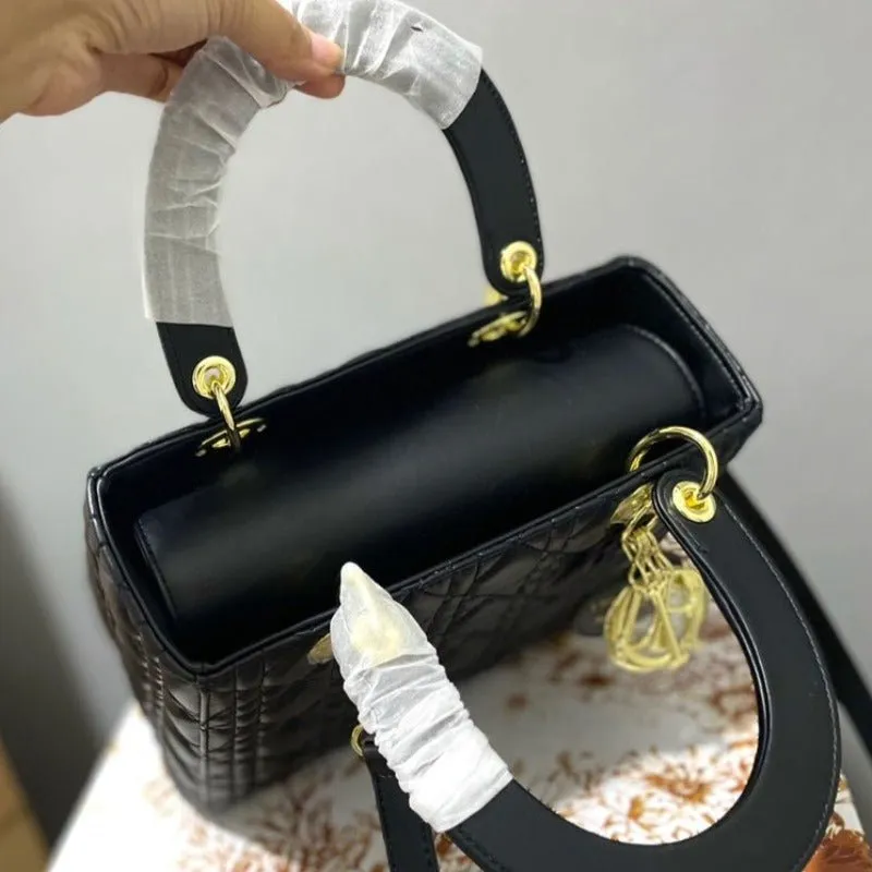 ESMEE - Lady Handbag Black/Gold Hardware