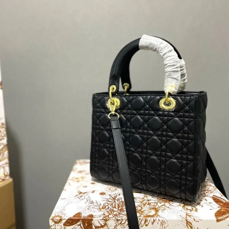 ESMEE - Lady Handbag Black/Gold Hardware