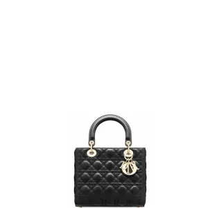 ESMEE - Lady Handbag Black/Gold Hardware