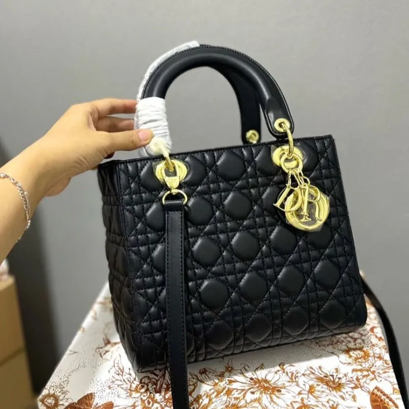 ESMEE - Lady Handbag Black/Gold Hardware