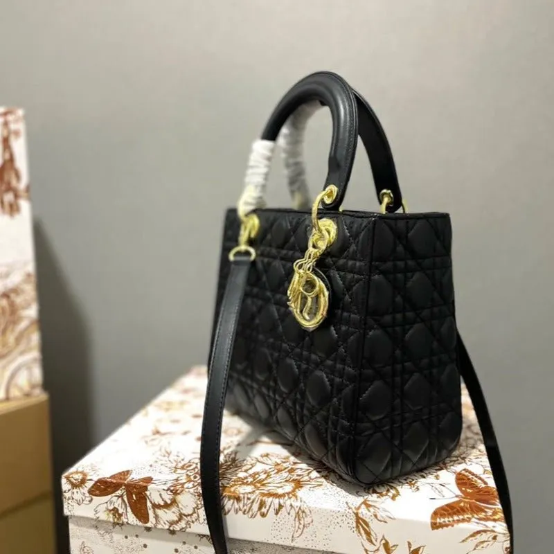 ESMEE - Lady Handbag Black/Gold Hardware