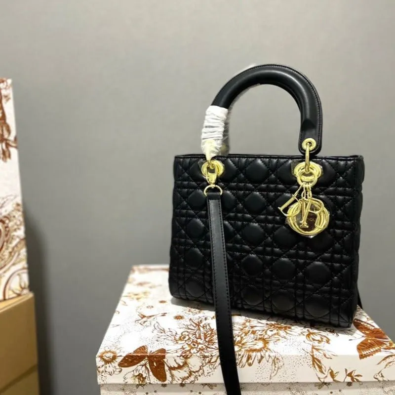 ESMEE - Lady Handbag Black/Gold Hardware