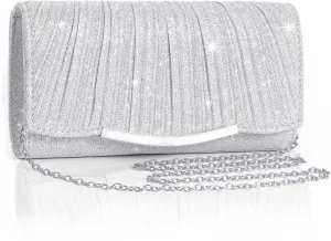 Evening Bag Clutch Purses for Women Wedding Bag Sparkling Party Handbag with Detachable Chain