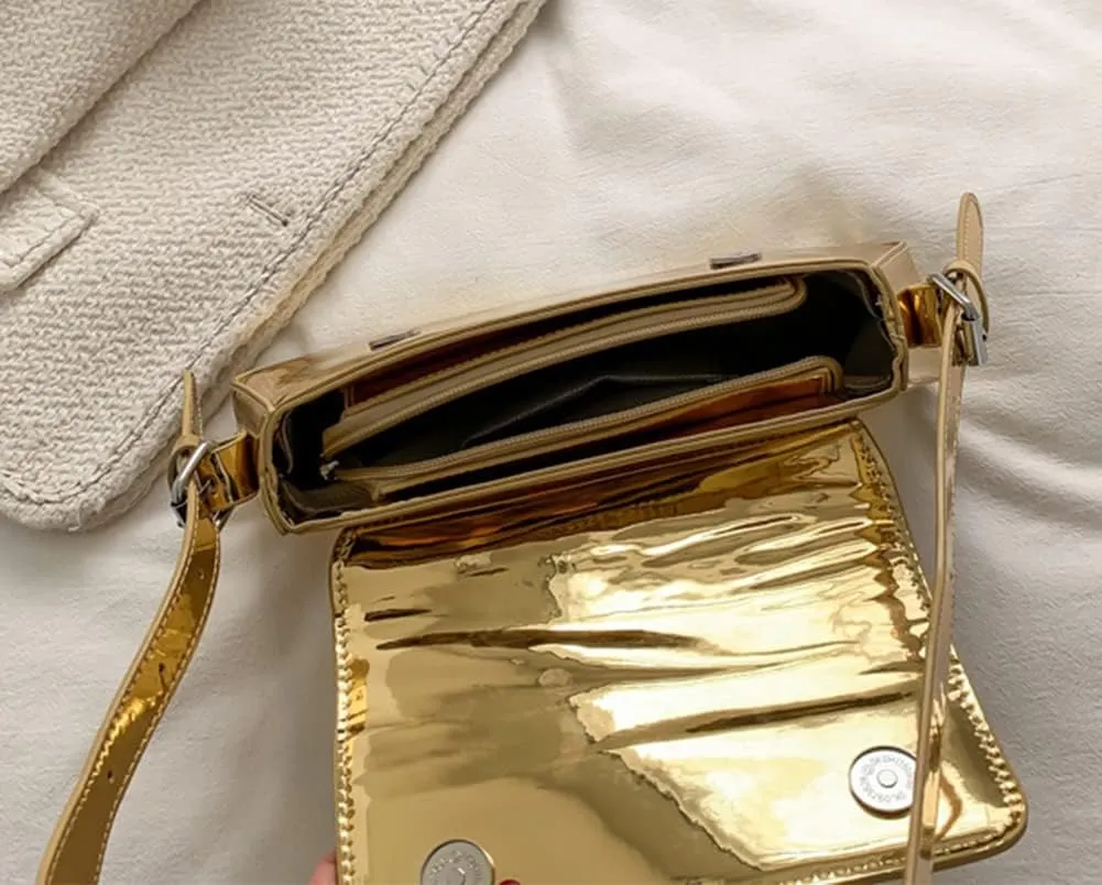 Evening Bag Women Clutch Y2k Sparkly Silver Purse Tote Handbag Shoulder Party Purses Cute Metallic Crossbody Bags 2025