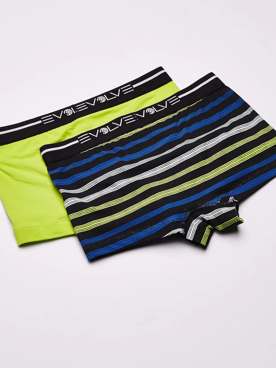 Evolve Men's Cotton Stretch No Show Trunk Underwear Multipack