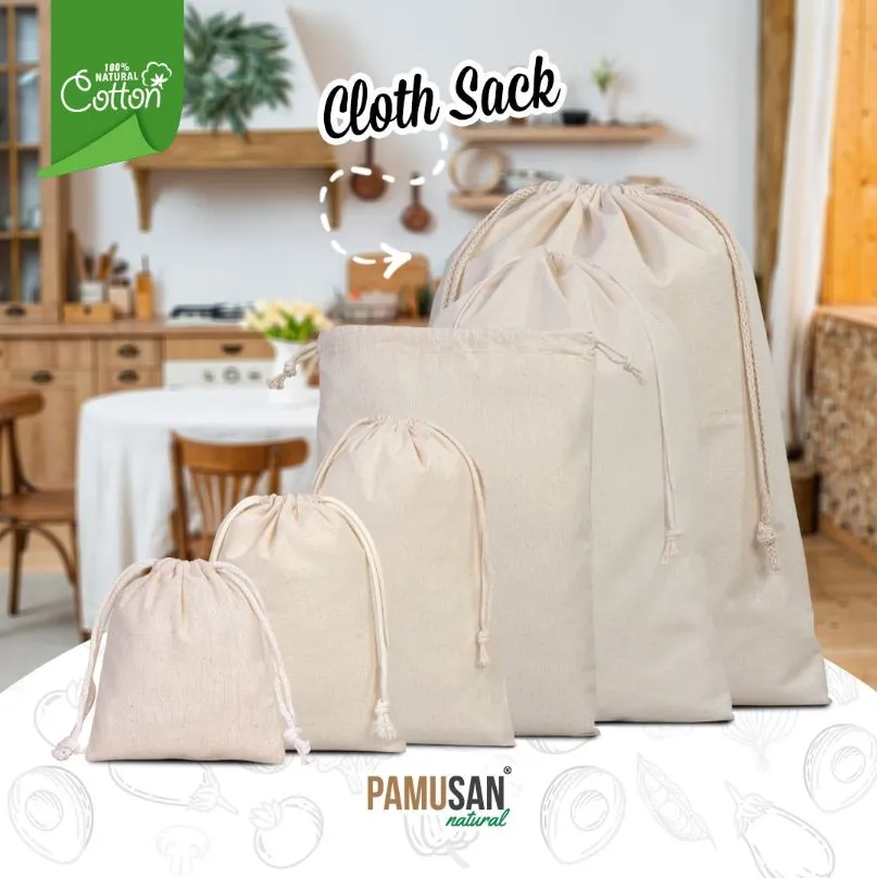 Fabric Pouch 10" W x 14" H (25 cm x 35 cm) -  (Customize)