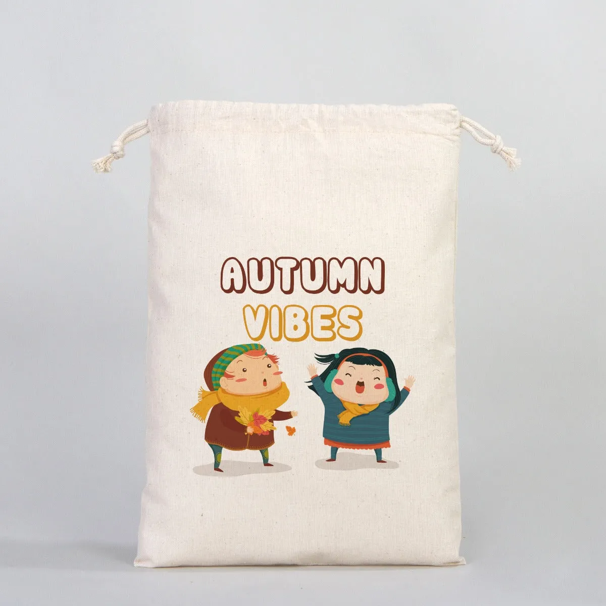 Fabric Pouch 10" W x 14" H (25 cm x 35 cm) -  (Customize)