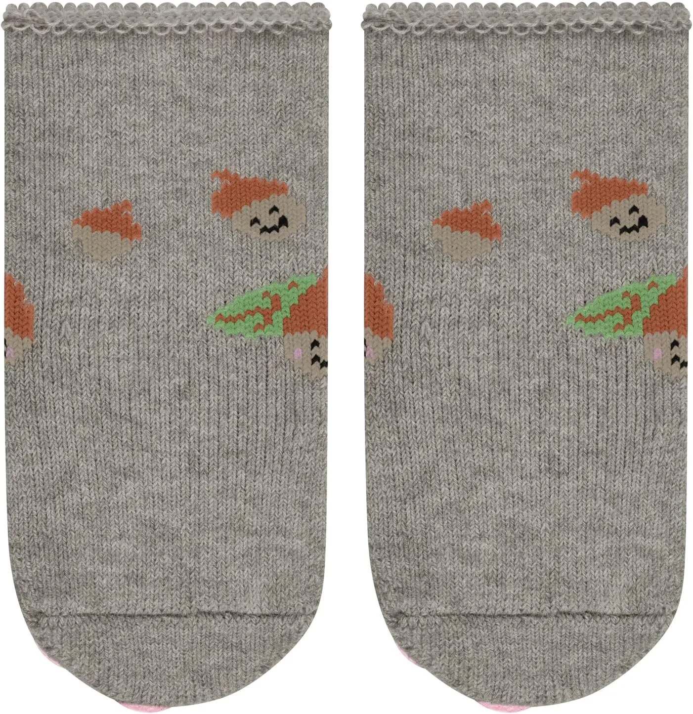 FALKE Unisex-Baby Unisex Baby Cosy Acorn Durable Organic Cotton with Pattern and Non-Slip Studs 1 Pair Socks