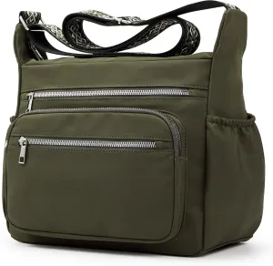 Fancy Forest Tote Bag for Women - Shoulder Handbag Bag with Multiple Pockets, Crossbody Purse for Ladies' Travel, Work