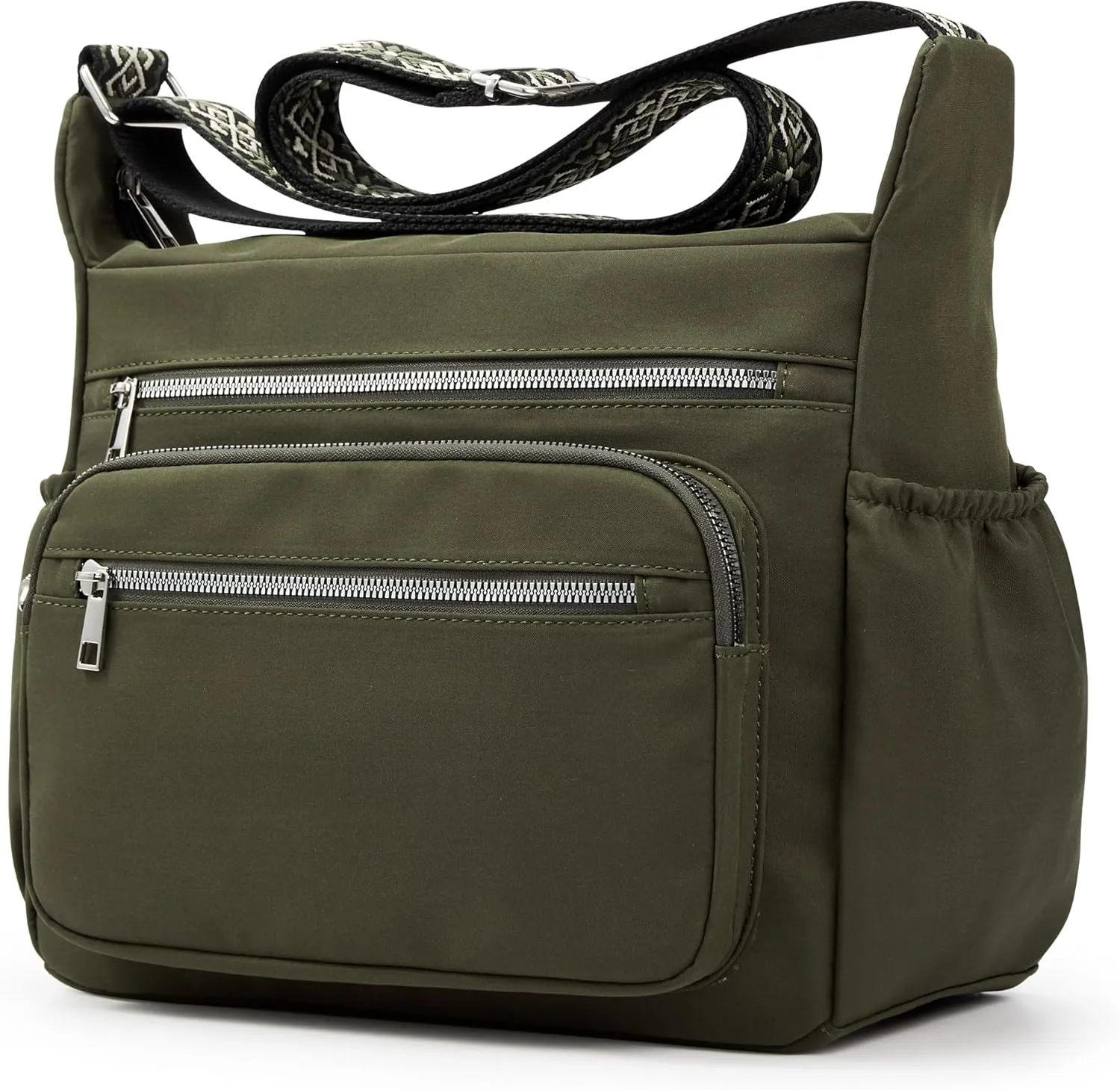 Fancy Forest Tote Bag for Women - Shoulder Handbag Bag with Multiple Pockets, Crossbody Purse for Ladies' Travel, Work